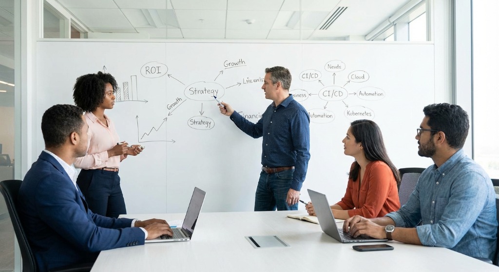 Бизнес мислене + DevOps опит