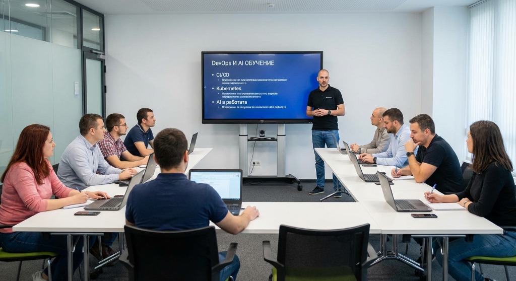 Практически DevOps и AI обучения на място